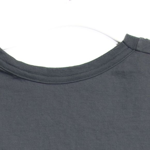 Fruit Of The Loom Mens V-Neck T-Shirt Medium 100% Cotton Charcoal Gray - Picture 7 of 10